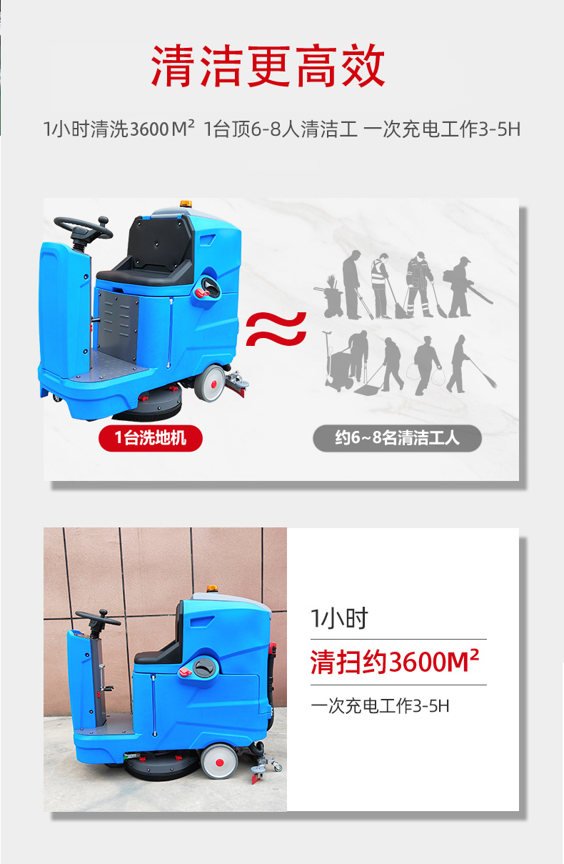 通辽驾驶式洗地机更适合用在高铁站